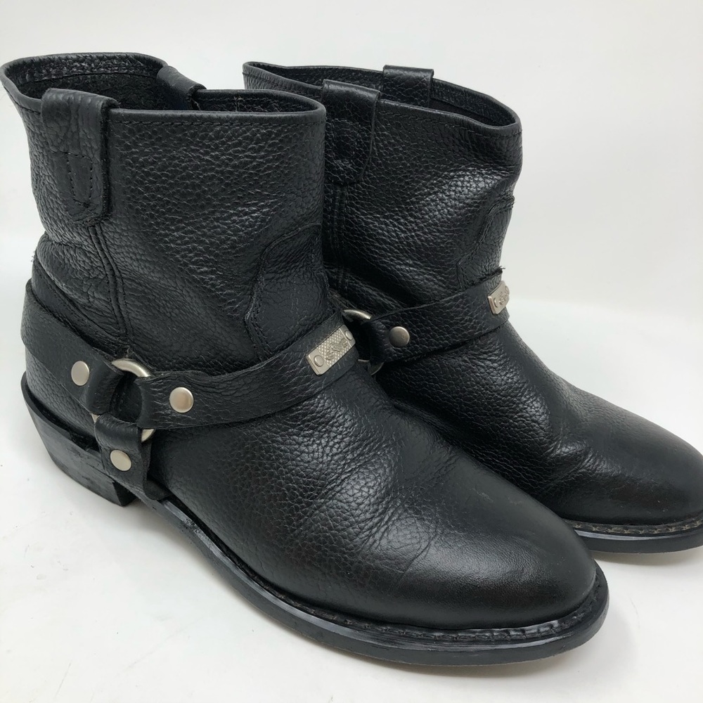 Orange County Choppers Leather Boots Black Sz 9.5
